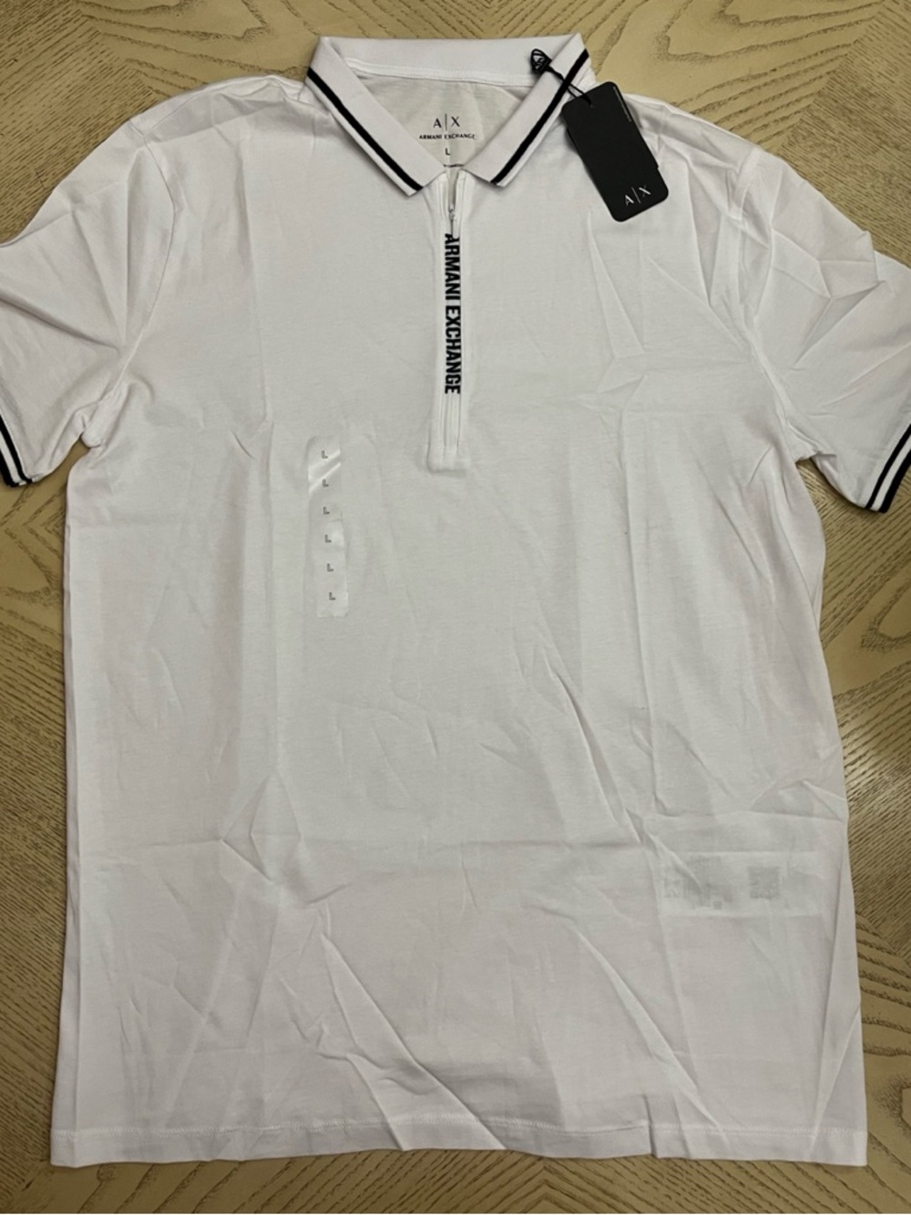 *NWT* Armani Exchange Short Sleeve Polo Shirt Size L
